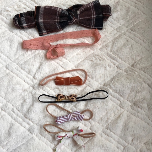 etsy Other - Bundle baby girl headband bows 12 m handmade Etsy